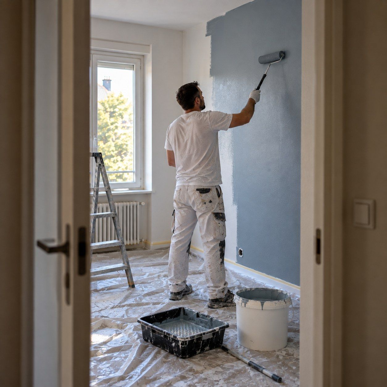 Ringo Emmanuel, peinture intérieure à Castelsarrasin